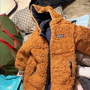 Patagonia Rust Sherpa Jacket teddy coat